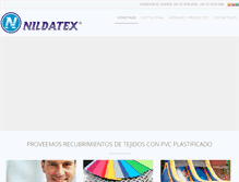 Tablet Screenshot of nildatex.com.ar